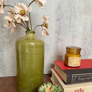 Green Ceramic Vase